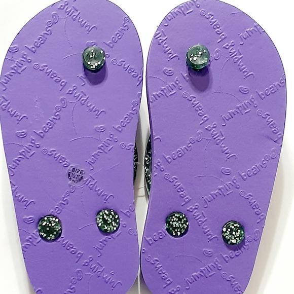 Lot of 2 Girls Cute Flip Flops Sz S Summer Sandals - Picture 3 of 8